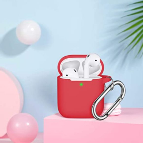 AirPods Case Cover with Keychain, Full Protective - Picture 2 of 7